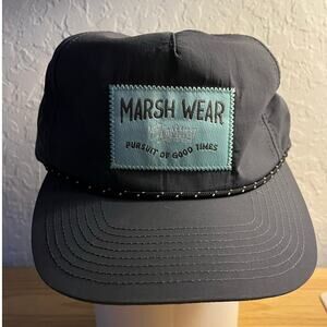 Marsh Wear Clothing Trucker Hat Gray Adjustable Pursuit of Good Times 6 Panel